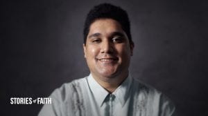 Man smiling into camera